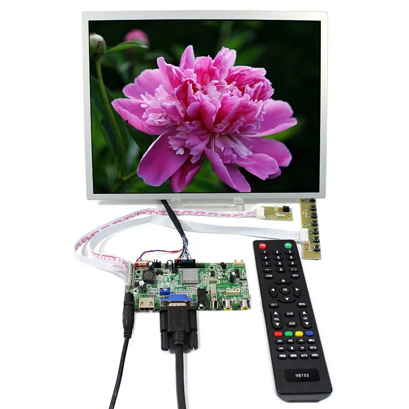 HDMI VGA 2AV USB LCD Board Work for 12.1