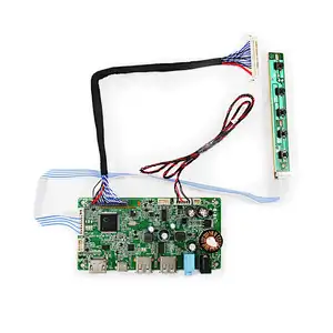 HDMI Type-C USBx2 AUDIO LCD Board Work for 1920x1080 LVDS TFT LCD Screen lvds lcd controller board USB LCD Board HDMI Type-C Board USB Board for 1920x1080 lcd