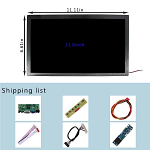 HD DVI VGA AUDIO LCD Board Work for LVDS Interface 11.6
