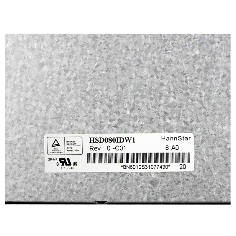 8inch HSD080IDW1-C 800X480 LCD Screen screen lcd 800x480 lcd 800x480 resolution 800x480 pixels lcd screen 800x480