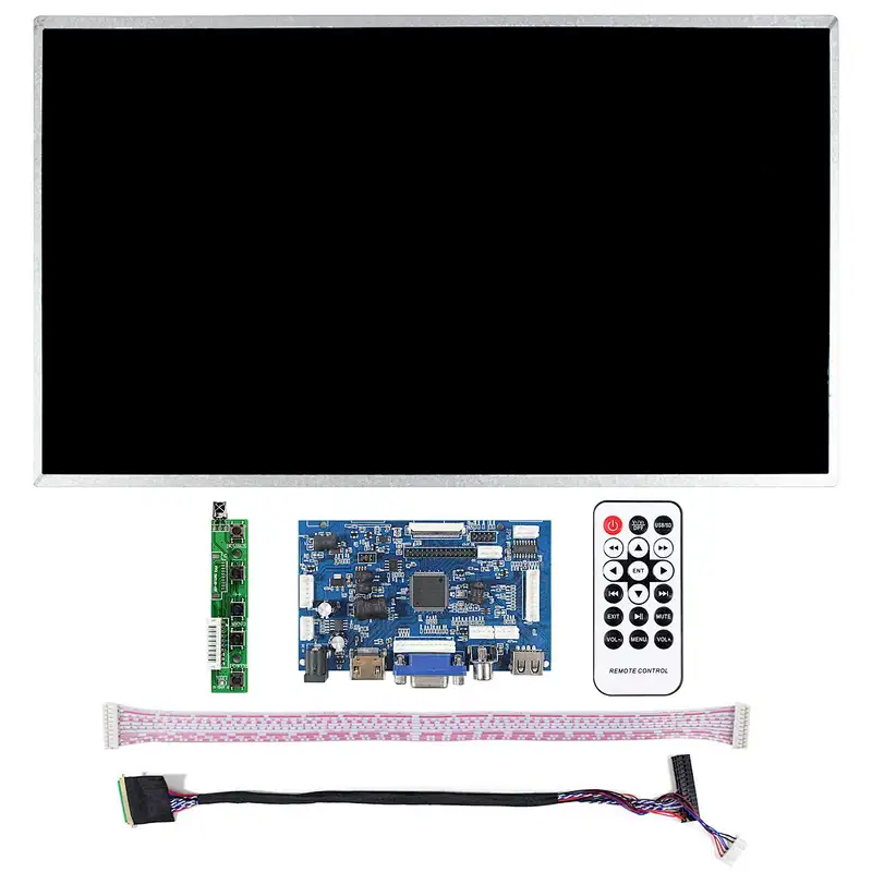 HDMI VGA 2AV USB LCD Controller Board with 15.6inch B156XW02 1366X768 LCD Screen