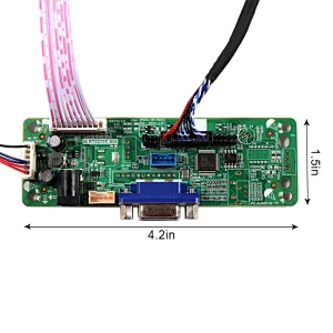 VGA LCD Controller Board  Work with 6.5inch 640x480 TFT LCD Screen G065VN01 V2 vga lcd controller lcd vga controller vga input lcd controller lcd 640x480 tft lcd controller board tft lcd module 640x480 6.5inch 640x480  G065VN01 V2