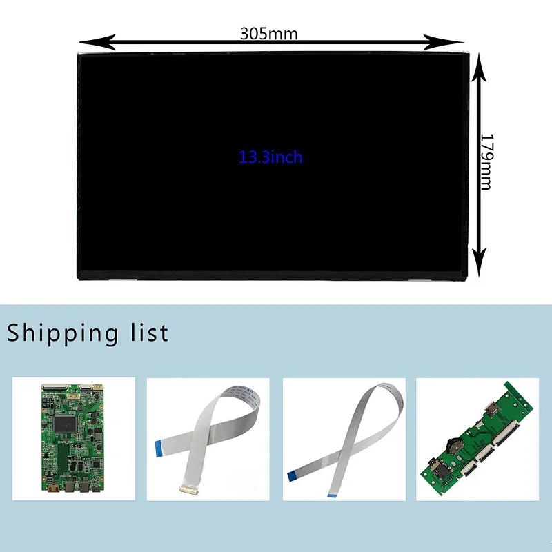 HDMI TYPE-C LCD Controller Board work for 30pin edp lcd screen VS133GF-Z00 lcd controller board hdmi hdmi lcd controller board 40pin edp lcd screen hdmi controller for lcd lcd controller hdmi TYPE C LCD Controller board 13.3inch tft lcd panel