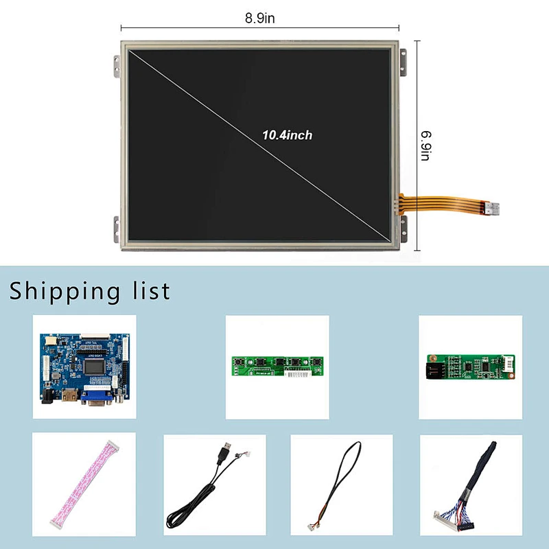 HD-MI VGA AV LCD Board 10.4