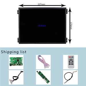 HDMI USB LCD Controller Board With 10.4 inch VS104T 004A 1024x768 IPS LCD Screen 600nit lcd ips 1024x768 lcd USB LCD Controller Board 10.4