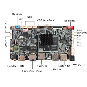 Android lcd control board with 12.3