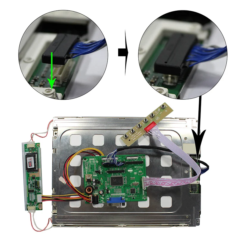 VGA LCD Controller Board Work With 10.4inch 640x480 LTM10C209H