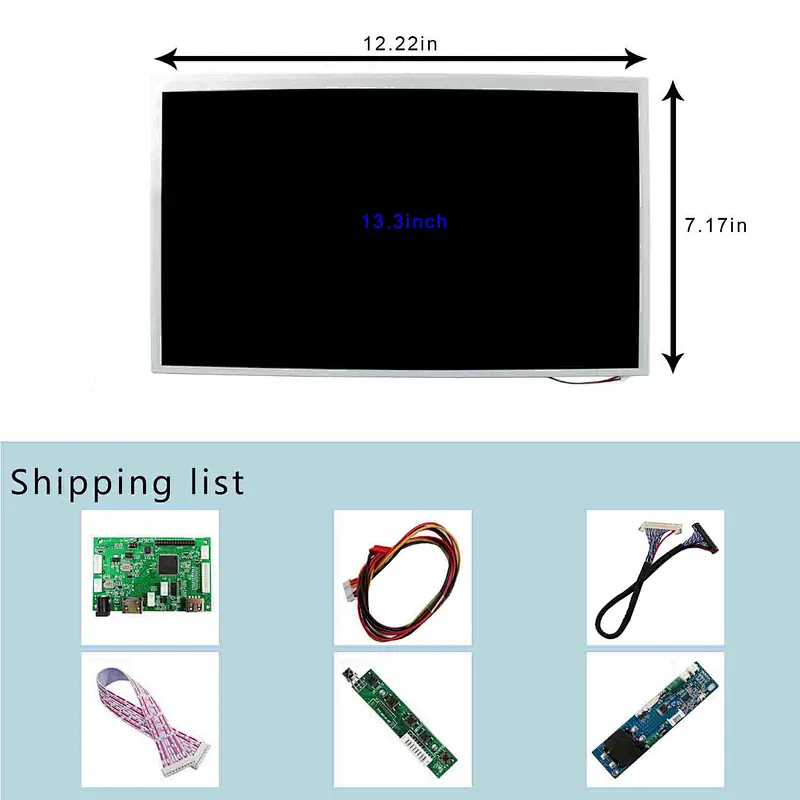 HDMI USB LCD Controller Board for 30Pin LVDS TFT LCD 13.3inch 1920x1080