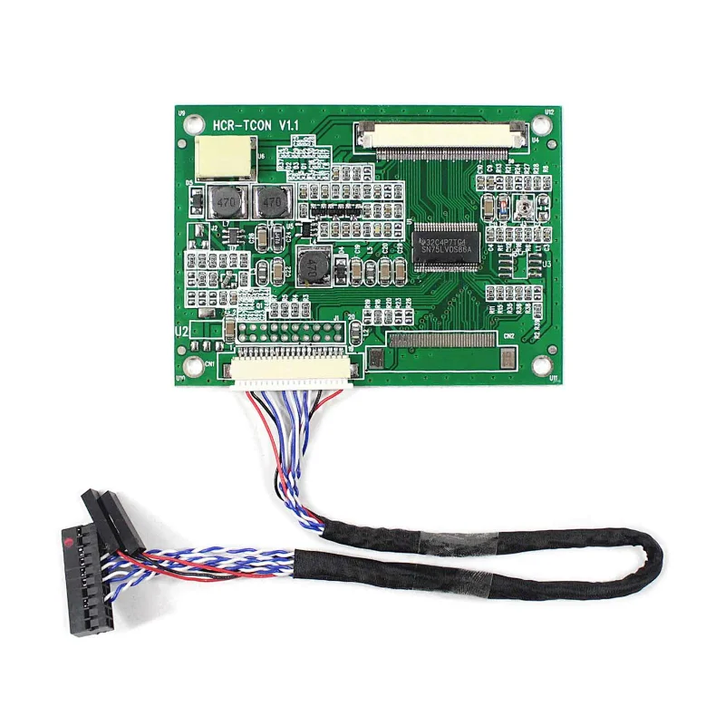 LVDS to TTL Tcon Board For AT065TN14 AT070TN92 EJ080NA AT090TN12 LCD Screen ttl to lvds board lvds to ttl ttl lvds tcon board lcd screen lvds