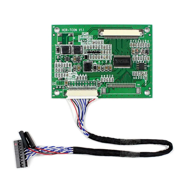 LVDS to TTL Tcon Board Work for AT050TN22 AT056TN52 Support with 640x480 800x480 ttl to lvds board lvds to ttl ttl lvds tcon board