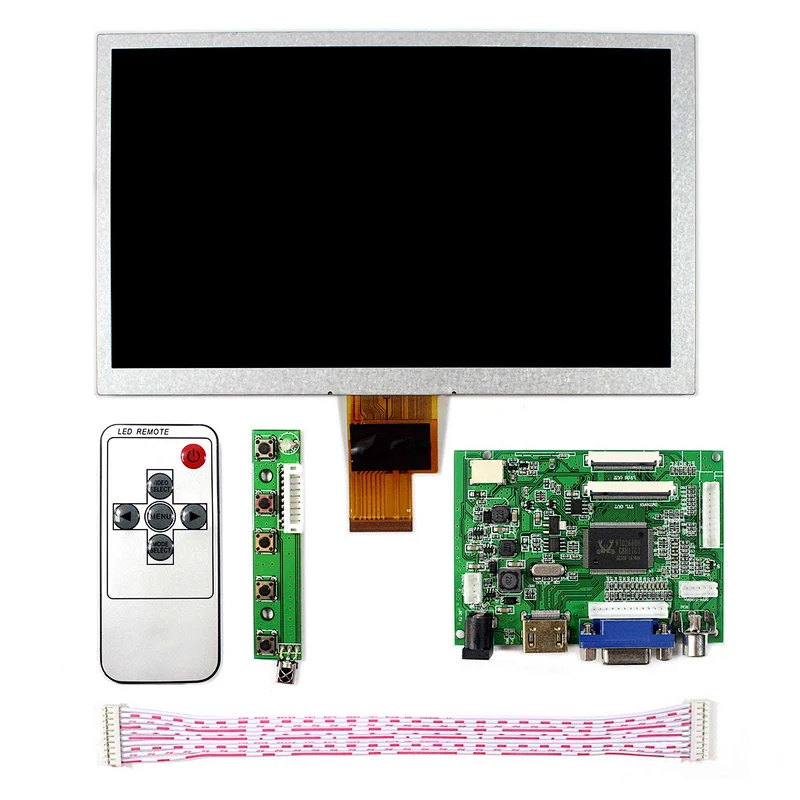 8inch ZJ080NA-08A 1024X600 TFT-LCD Screen With HDMI+VGA+2AV LCD Controller Board