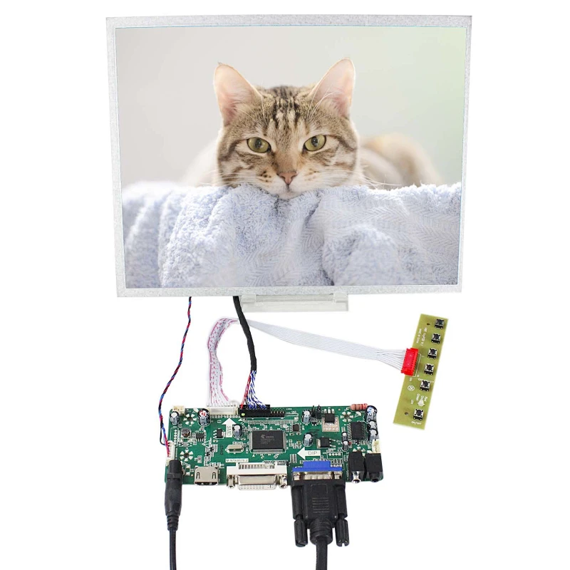 HDMI DVI VGA AUDIO LCD Board Work for 12.1