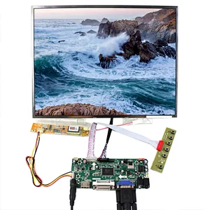 HDMI VGA DVI LCD Controller Board with 14inch 1024X768 LCD Screen