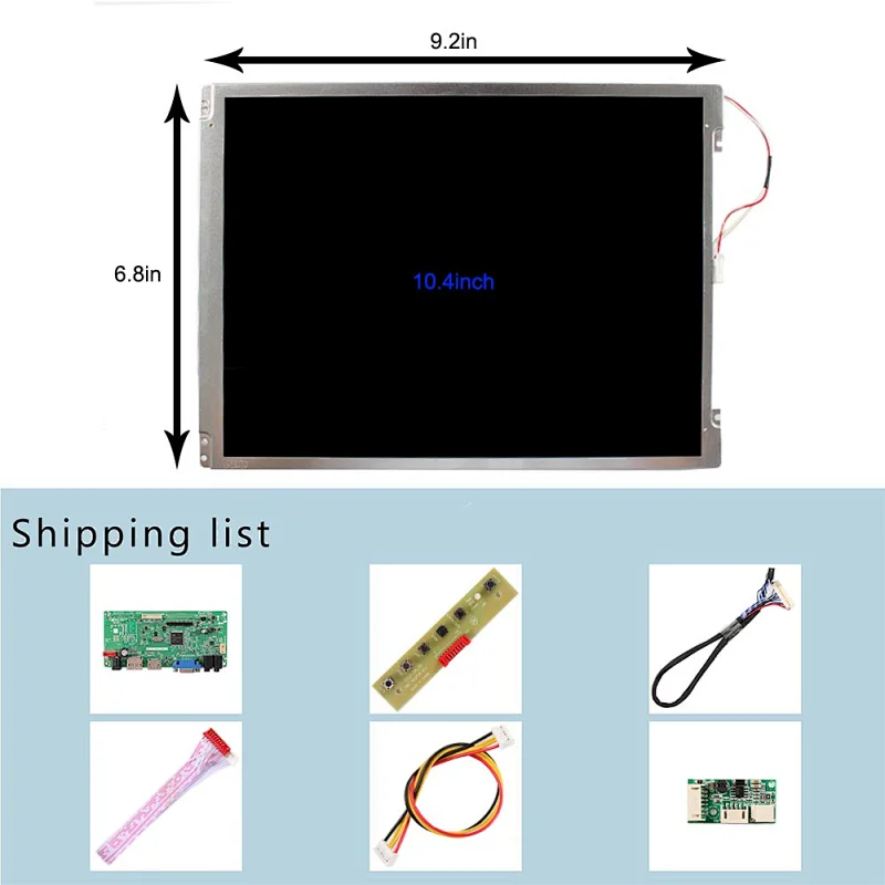10.4inch VS104T-001A 800X600 TFT-LCD Screen With HDMI DP VGA LCD Controller Board 10.4inch 800X600 lcd lcd controller board hdmi hdmi lcd controller board hdmi dp
