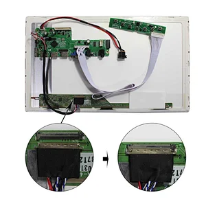 3HDMI VGA USB LCD Controller Board With 15.6inch 1366x768 LCD Screen