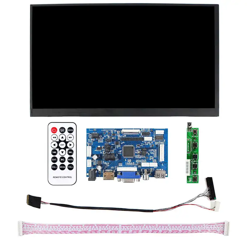 HDMI VGA AV USB LCD Controller Board with 10.6 inch LTL106AL01 1366X768 IPS LCD Screen