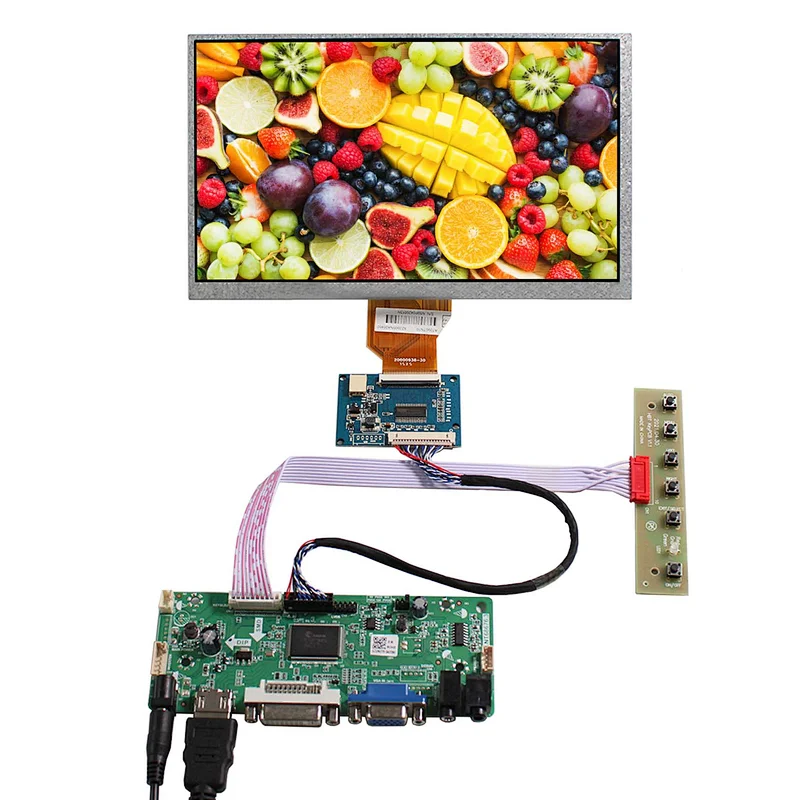 9inch AT090TN10 800X480 TFT-LCD screen with HD-MI+VGA+DVI+ LCD Controller Board