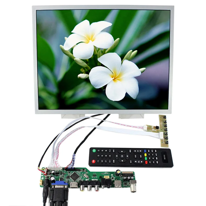 HDMI VGA AV USB RF Controller Board with15inch LQ150X1LG96 1050 cd/m² LVDS LCD Screen 15inch LQ150X1LG96 LQ150X1LG96
