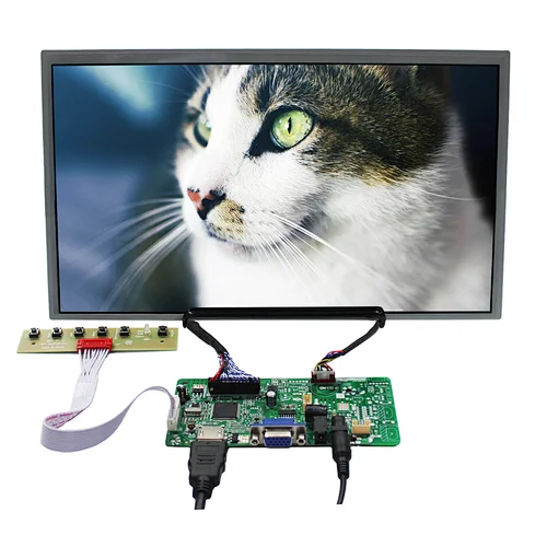 13.3" LQ133M1LW02   1920X1080 LCD Screen with HDMI VGA Board lcd screen with vga output hdmi lcd vga monitor hdmi vga lcd monitor vga with hdmi 13.3inch lcd screen LQ133M1LW02 1920x1080 lcd screen