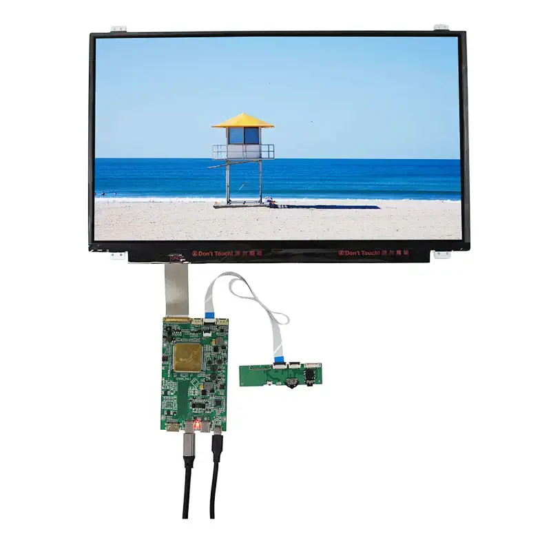 HDMI Type C LCD Controller Board with15.6inch NV156QUM-N44 3840X2160 IPS LCD Screen NV156QUM-N44 LCD Screen 15.6inch ips lcd screen 3840X2160 IPS LCD Screen type c lcd controller board 15.6