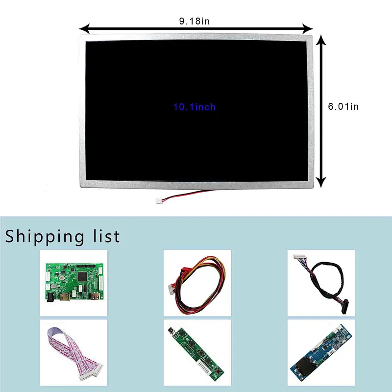 HDMI.USB  LCD Board for 30Pin LVDS 10.1