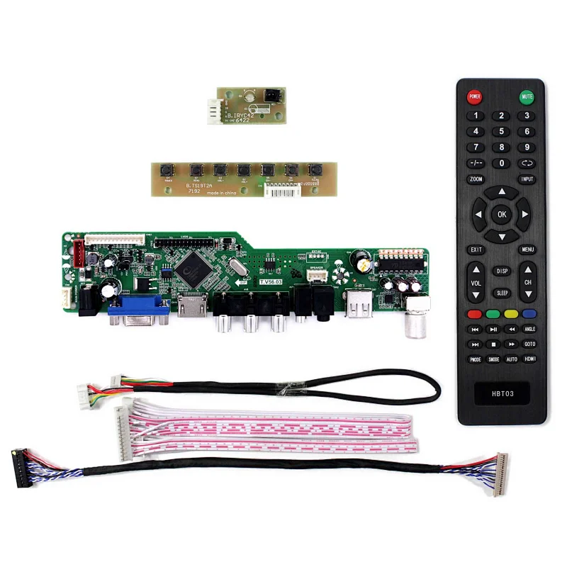 HDMI VGA AV USB RF Controller Board with15inch LQ150X1LG96 1050 cd/m² LVDS LCD Screen 15inch LQ150X1LG96 LQ150X1LG96