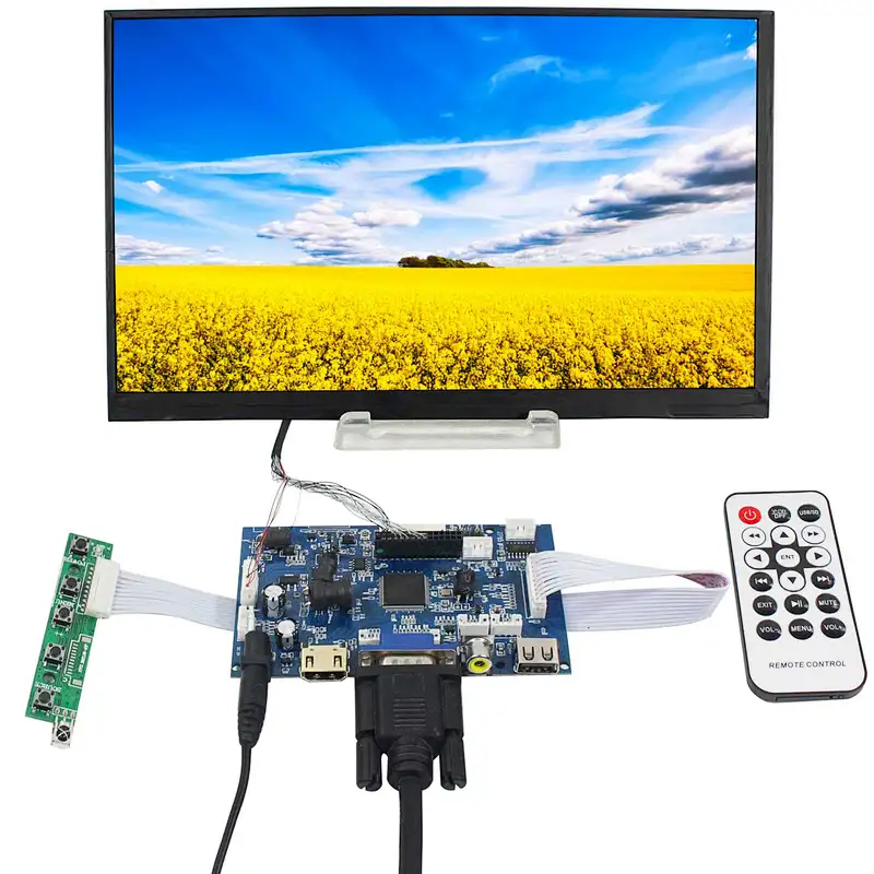 HDMI VGA AV USB LCD Controller Board with 10.6 inch LTL106AL01 1366X768 IPS LCD Screen