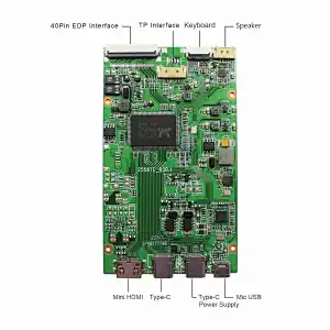 HDMI TYPE-C LCD Controller Board work for 30pin edp lcd screen VS133GF-Z00 lcd controller board hdmi hdmi lcd controller board 40pin edp lcd screen hdmi controller for lcd lcd controller hdmi TYPE C LCD Controller board 13.3inch tft lcd panel