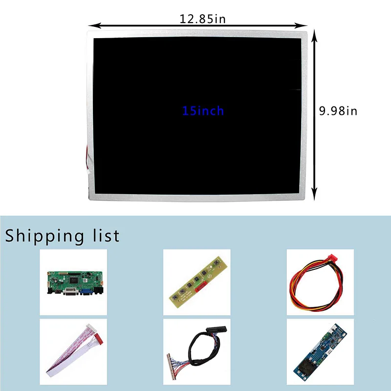 HDMI VGA DVI Controller board with 15
