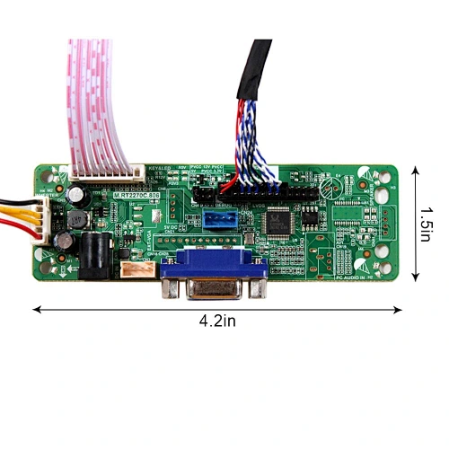 VGA LCD Board Work for 12.3inch 1280x480  LQ123K3LG03 LVDS Interface LCD Screen lvds lcd interface VGA LCD Board for 12.3inch lcd 12.3inch 1280x480 LQ123K3LG03