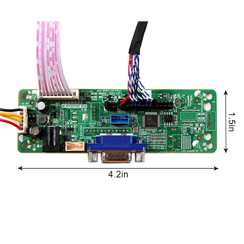VGA LCD Board Work for 12.3inch 1280x480 LQ123K3LG03 LVDS Interface LCD Screen lvds lcd interface VGA LCD Board for 12.3inch lcd 12.3inch 1280x480 LQ123K3LG03