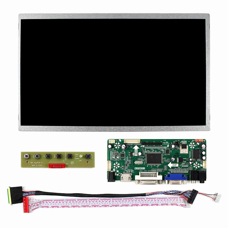 11.6inch 1366X768 TFT-LCD Screen With HDMI VGA DVI LCD Controller Board dvi hdmi dvi vga lcd lcd controller board hdmi hdmi lcd controller board vga hdmi dvi