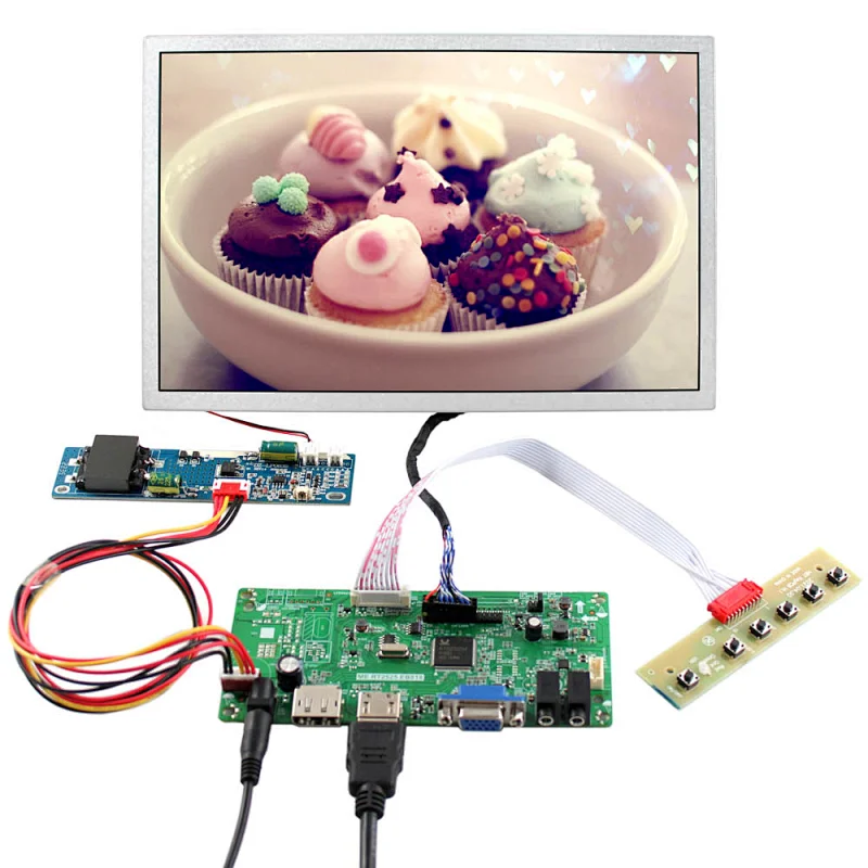 HDMI DP VGA LCD Board work for 10.1inch 1280x800 tft lcd screen