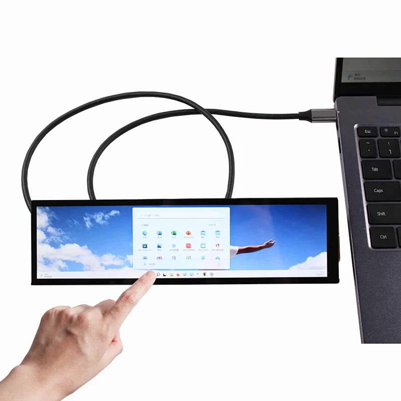 8.8inch 1920X480 tft lcd panel with driver board