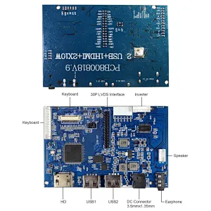 HDMI USB LCD Controller Board  For 18.4inch 1920x1080 CLAA184FP01 LCD Screen lcd controller pcb board tft lcd board controller lcd board for 18.4inch lcd lcd controller board for 1920x1080 lcd