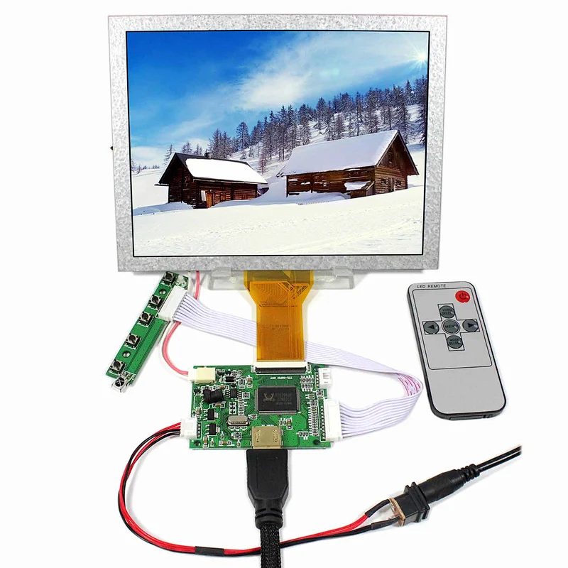 8inch EJ080NA-05A 800X600 TFT-LCD Screen With HDMI LCD Controller Board