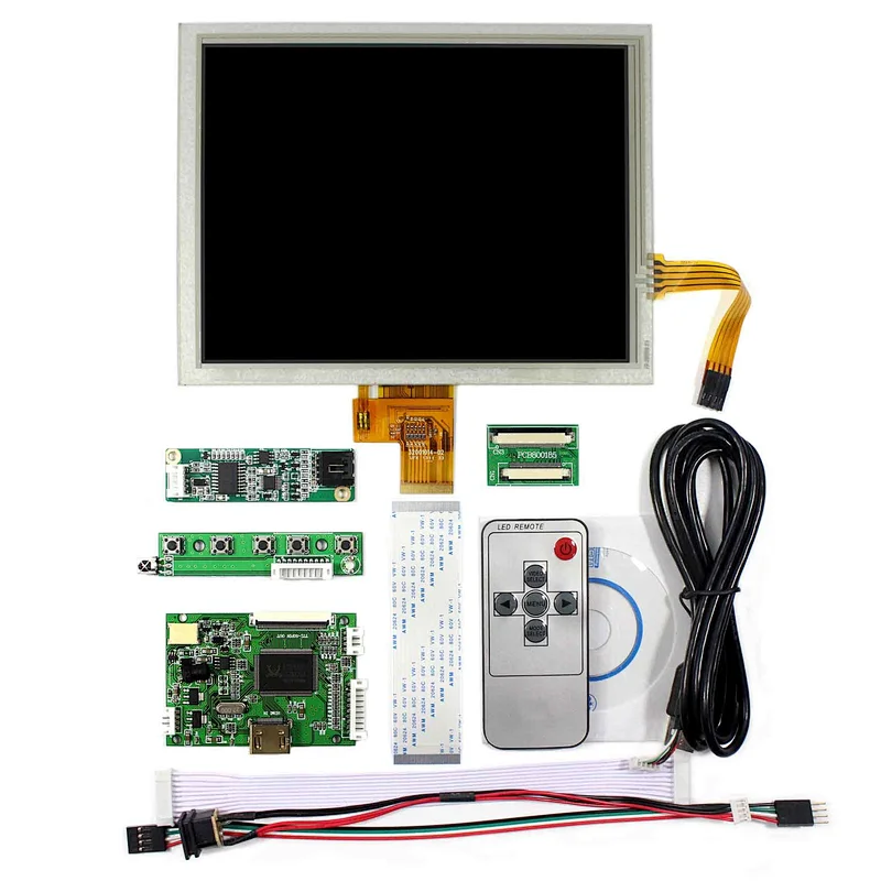 8inch EJ080NA-04C 1024X768 LCD Screen With Resistive Touch Panel+ HDMI LCD Controller Board
