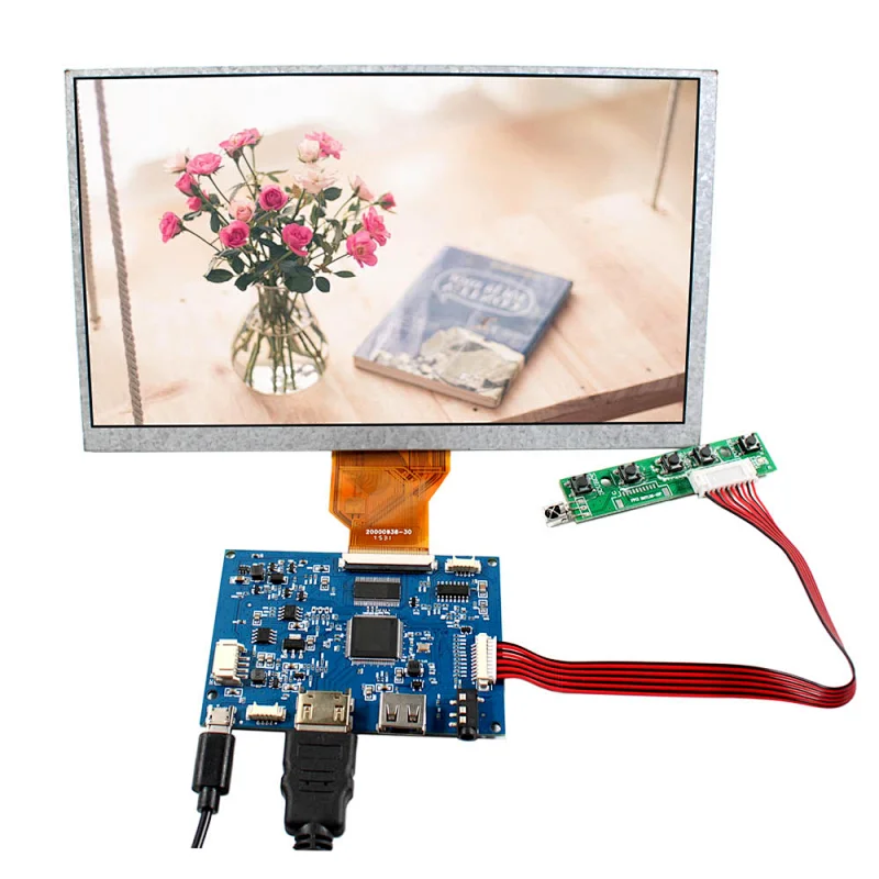 9inch AT090TN10 800X480 TFT-LCD Screen With HD-MI USB LCD Controller Board screen lcd 800x480 lcd 800x480 resolution 800x480 pixels lcd screen 800x480 9inch AT090TN10 800X480