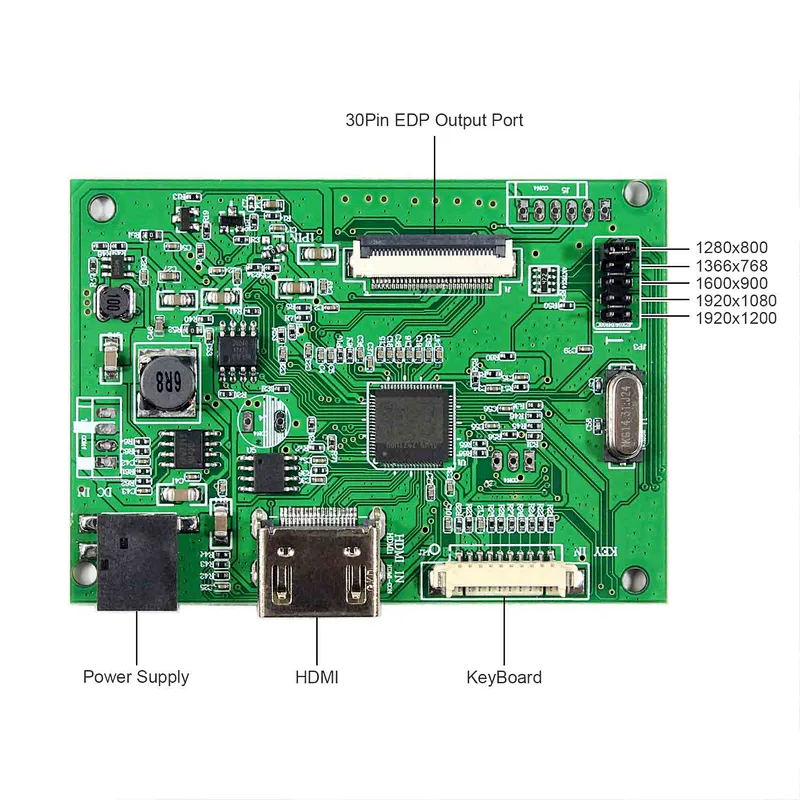 HDMI LCD Controller Board Work With N173HCE-E31 N173HGE-E11 N173HGE-E21 B173HTN01.0 B173HTN01.1LP173WF4-SPD1 LP173WF4-SPF1 LP173WF4-SPF2 LP173WF4-SPF3 LP173WF4-SPF4 LTN173HL01-401
