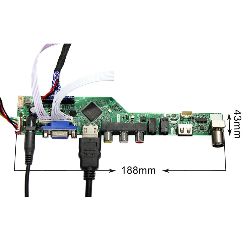 HD-MI VGA AV USB LCD Controller Board with 19inch M190CGE-L23 1440X900 LCD Screen for PC Display Panel 19inch M190CGE-L23 1440X900 M190CGE-L23 1440X900 M190CGE-L23 19inch M190CGE-L23 19inch lcd screen
