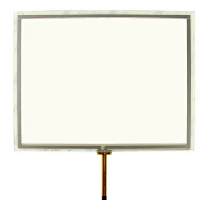 8inch 4-Wire Resistive Touch Panel Screen with 4pin 0.5mm pitch bottom contact.