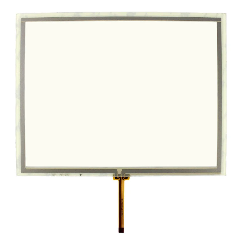8inch 4-Wire Resistive Touch Panel Screen with 4pin 0.5mm pitch bottom contact.