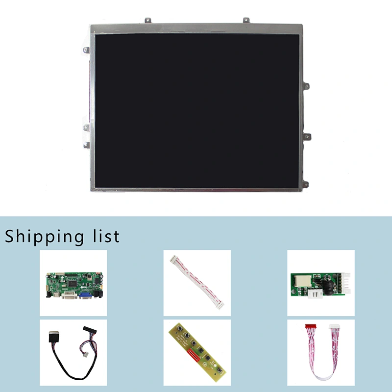 9.7inch 1024x768 IPS TFT-LCD Screen With HDMI VGA DVI LCD Controller Board 9.7inch 1024x768 lcd controller board hdmi 9inch lcd screen
