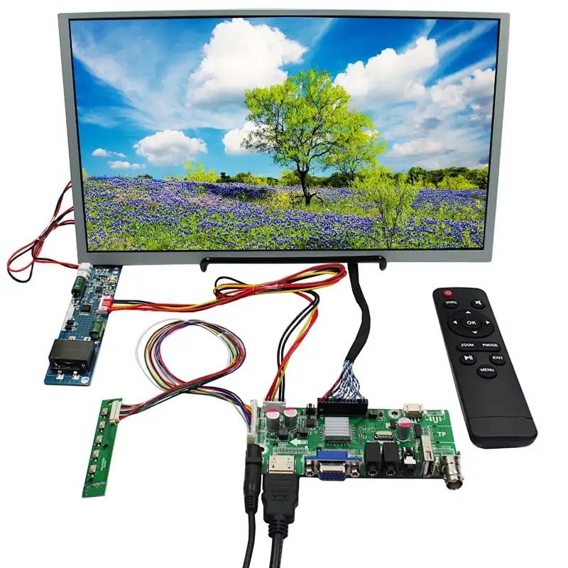 HDMI VGA AV USB LCD Board Work for LVDS LCD Screen LQ133M1LW02 13.3inch tft lcd screen