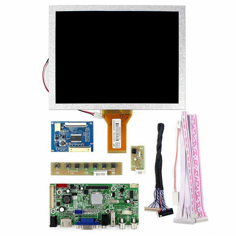 8inch EJ080NA-05A 800X600 TFT-LCD Screen With HDMI+VGA+AV+USB LCD Controller Board