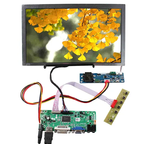 HD DVI VGA AUDIO LCD Board Work for LVDS Interface 11.6" A116XW02 -1000 1366x768 LCD Screen