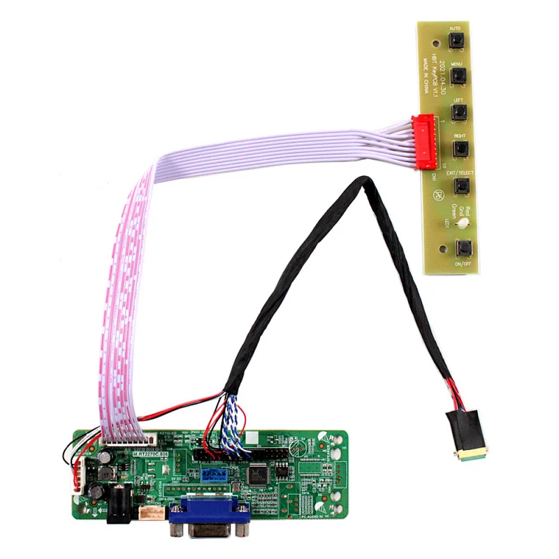 VGA LCD Controller Board Work for 1366x768 LVDS Interface LCD Screen VGA LCD Controller Board VGA Board for 1366x768 lvds lcd 1366x768 lvds lcd LCD Controller board
