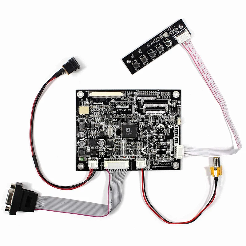 VGA AV LCD Board Work for 60Pin 10.4inch 800x600 A104SN03 V1 LSA40AT9001 TTL LCD Screen lcd vga board lcd board for 60pin lcd VGA Board for 10.4inch lvds lcd