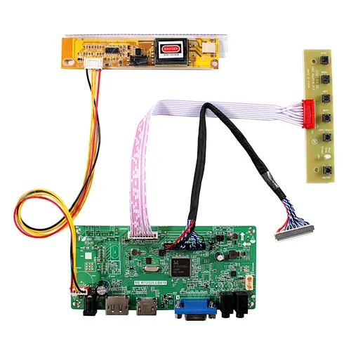 HDMI DP VGA AUDIO LCD Board Work for 1440x900 LVDS Interface TFT LCD Screen DP LCD Board HDMI DP LCD Board DP VGA LCD Board for 1440x900 lcd