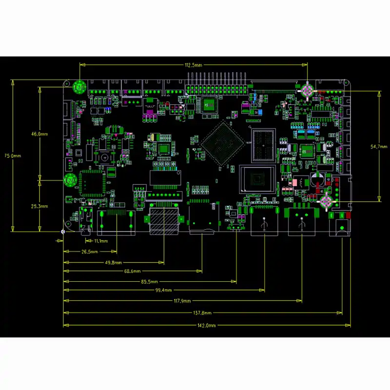 Android lcd control board with 12.3